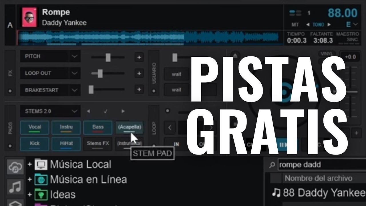 Como QUITAR la Voz de una CANCION GRATIS “Virtual dj 2025”