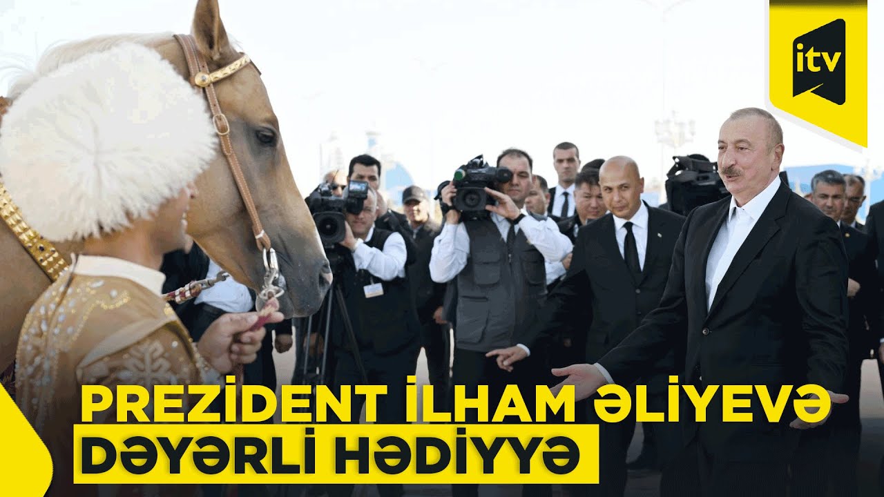Türkmənistanda Prezident İlham Əliyevə unikal hədiyyə təqdim olundu