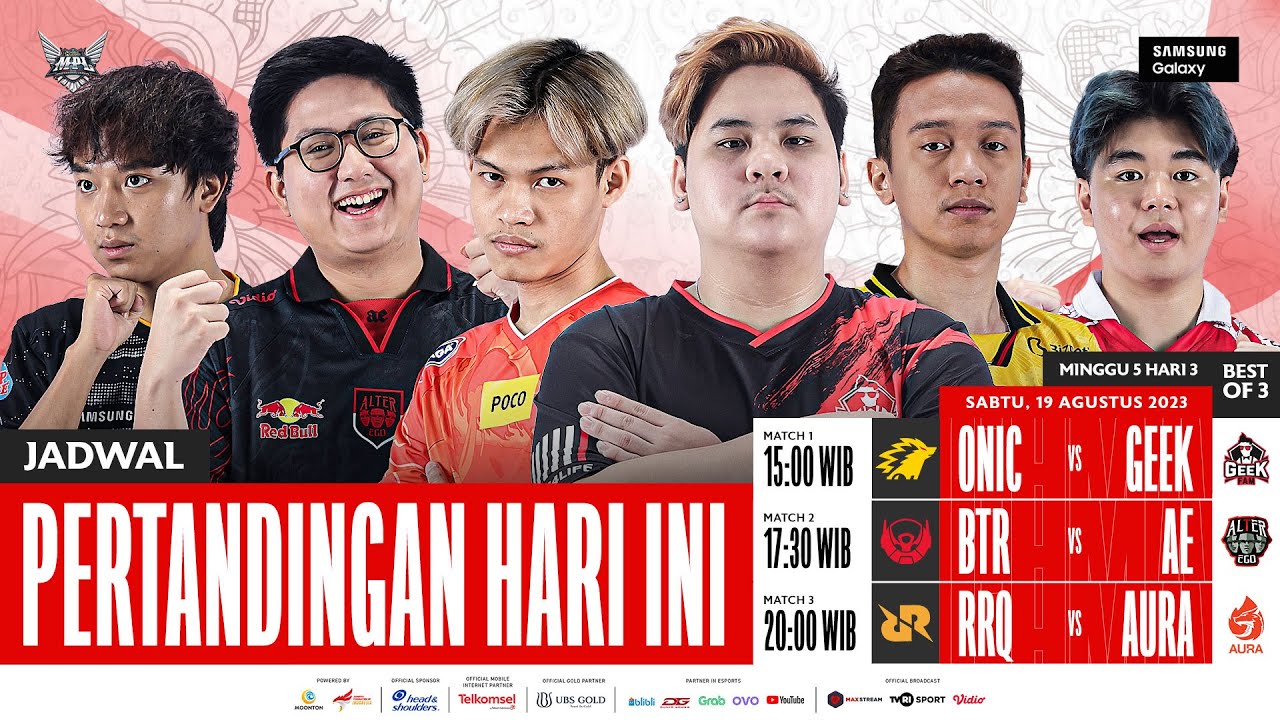 🔴 LIVE | MPL ID S12 | Regular Season Hari 3 Minggu 5 | Bahasa Indonesia
