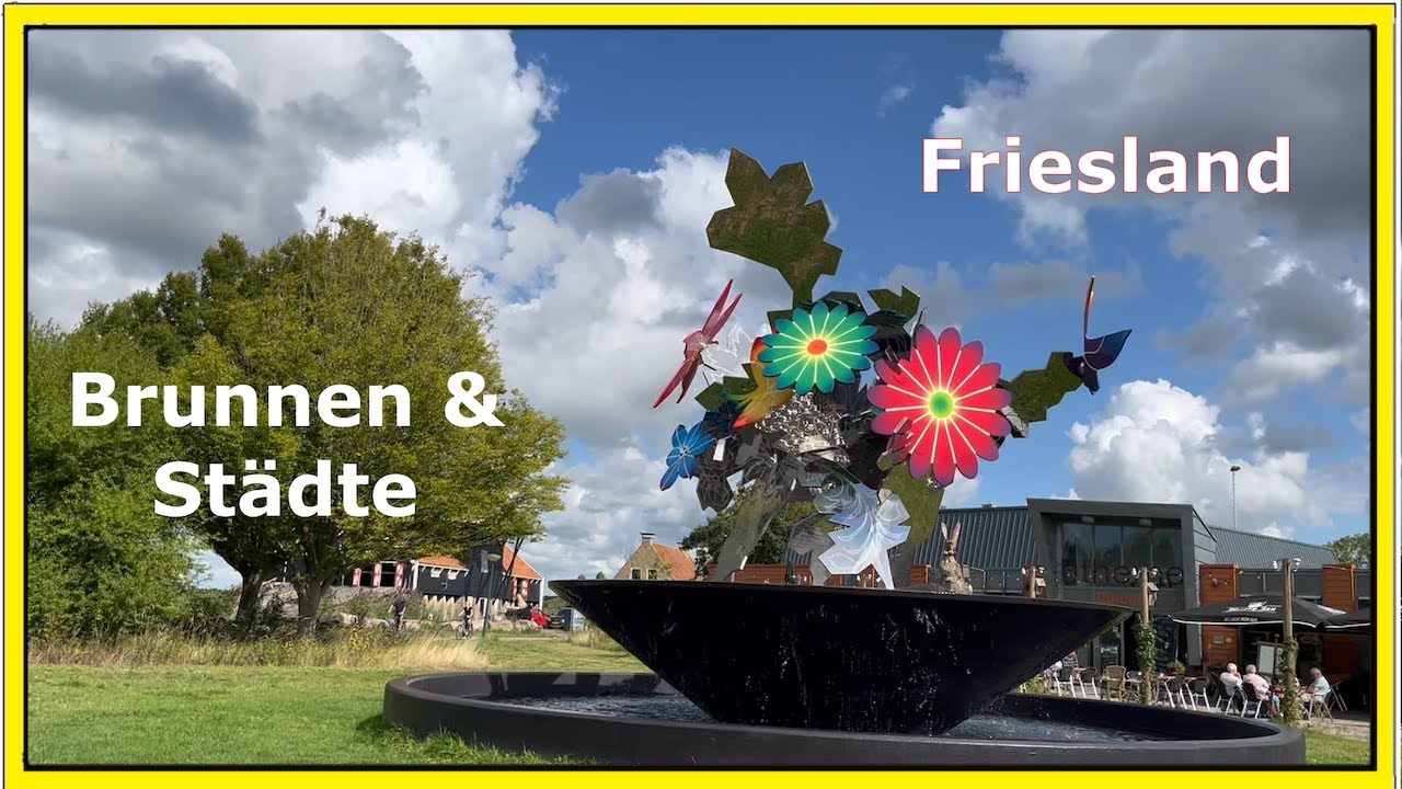 Urlaub in Holland: Friesland Brunnen und Städte
