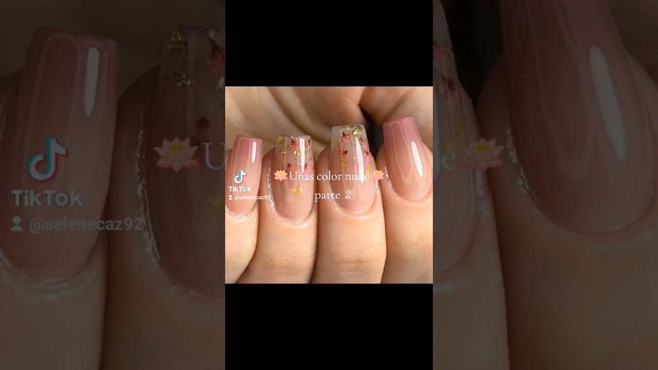 U&ntilde;as color nude🪷 Parte 2 #nails #tending #2024 #nailart #viral #subscribe