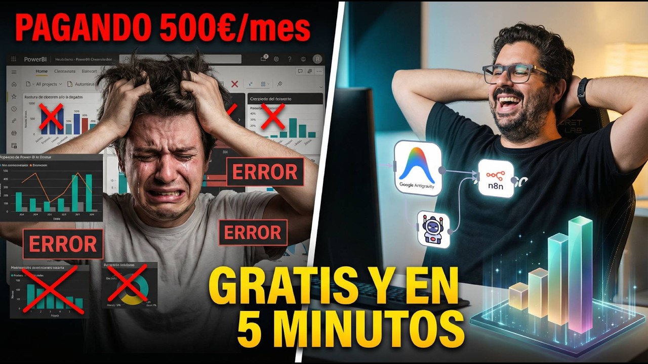 n8n es un CAOS: Creé un Dashboard IA para controlarlo TODO (Sin Código)