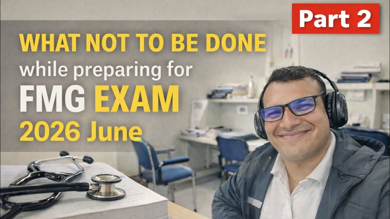 What not to do while preparing for fmge exam ? How to pass? #fmge #neetpg #mbbs #hardwork #strategy 