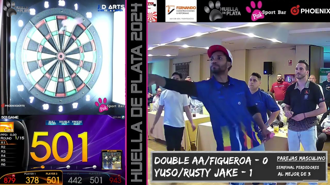 HUELLA DE PLATA 2024 - Double AA/Figueroa Vs. Yuso/Rusty- Parejas masculinas- Semifinal perdedores