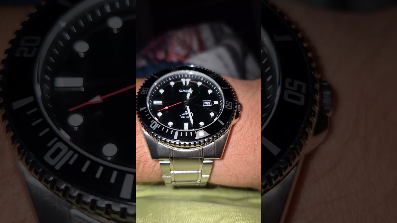 Casio MDV106 Marlin Electroluminescence.                  #casio #marlin #night #watch #watches