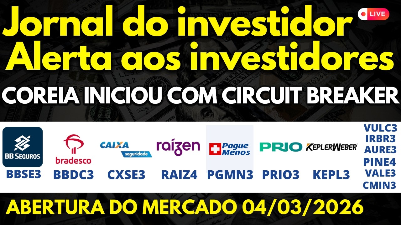 BOMBA: BBSE3 BBDC3 CXSE3 RAIZ4 PGMN3 PRIO3 KEPL3 VULC3 IRBR3 AURE3 PINE4  VALE3 CMIN3 ALOS3 PETR4