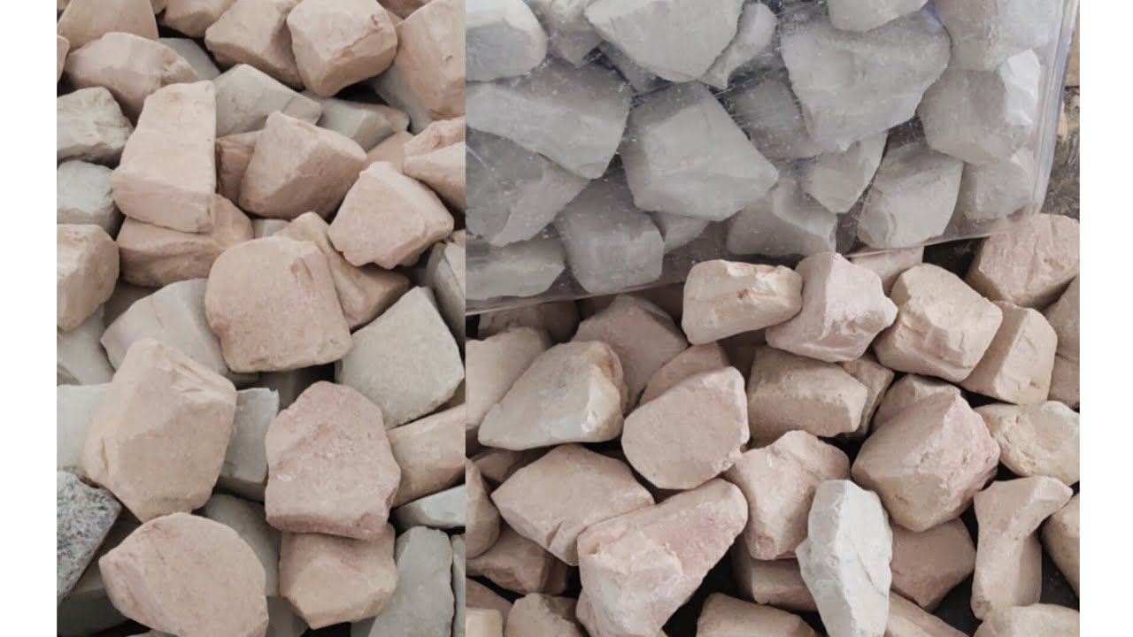 Tasty & Colorful Edible Clay (Calaba) Pieces From Cameroon. 