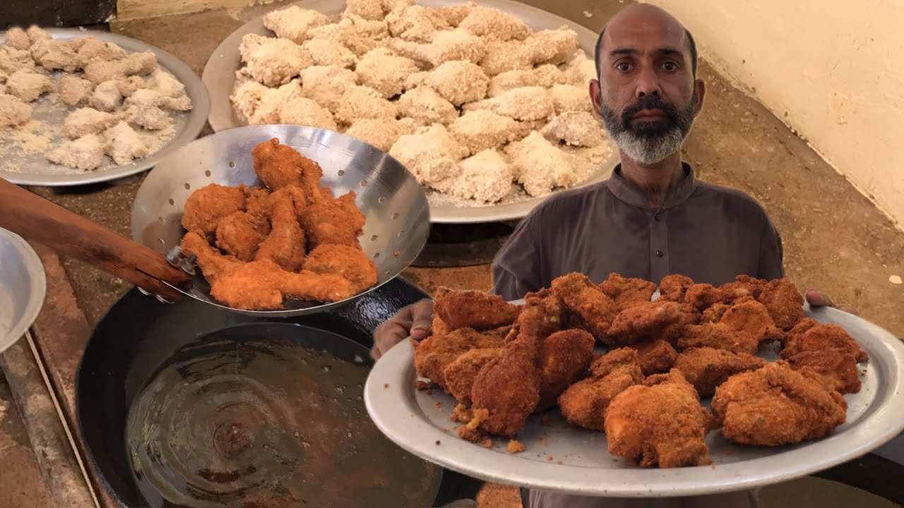 CHICKEN BROAST RECIPE | Soft Juicy & Crispy Chicken Broast Better Than Restaurent by Tahir Mehmood