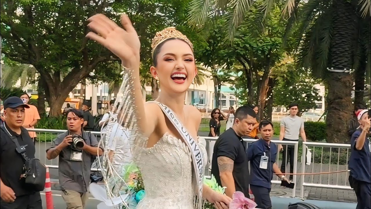 Ahtisa Manalo HOMECOMING PARADE | Miss Universe Philippines