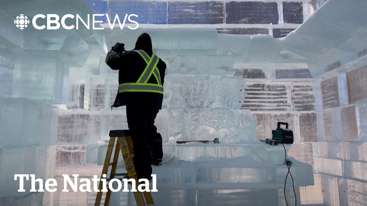 #TheMoment Qu&eacute;bec City's ice palace got its final touches for Carnaval