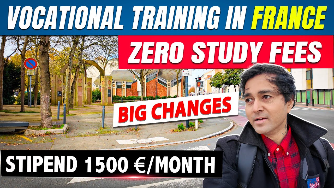 Vocational Training FREE in France Process 2025 | Earn 1500 &euro;/month | No FEE | No IELTS | No Fund fr