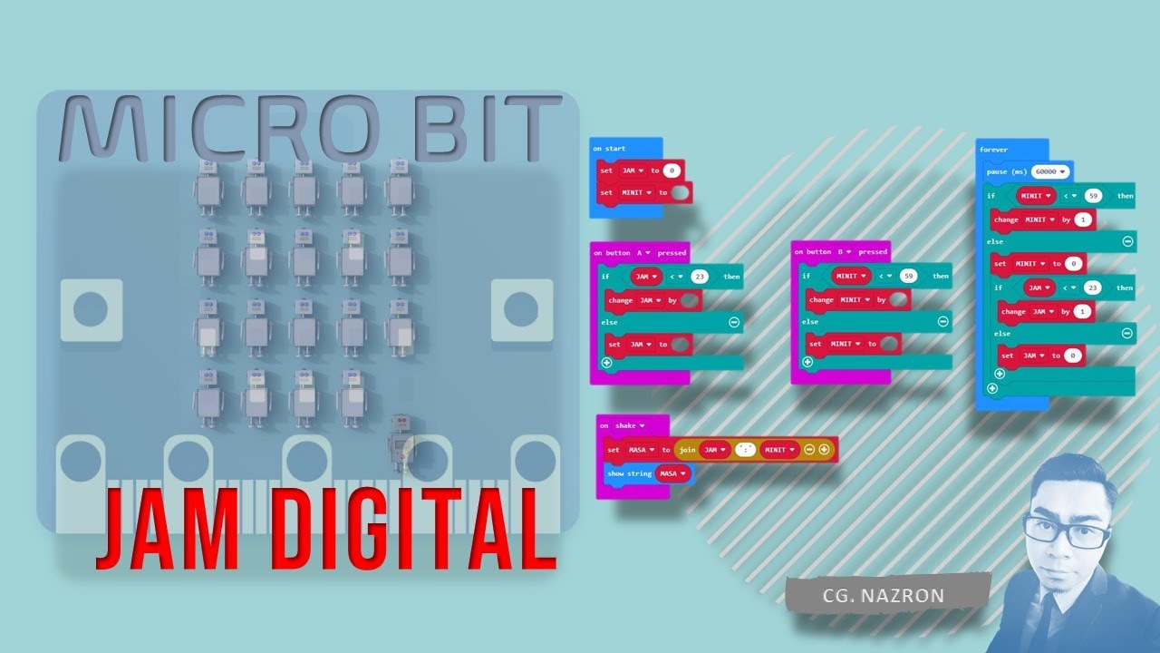 #microbit : Jam Digital