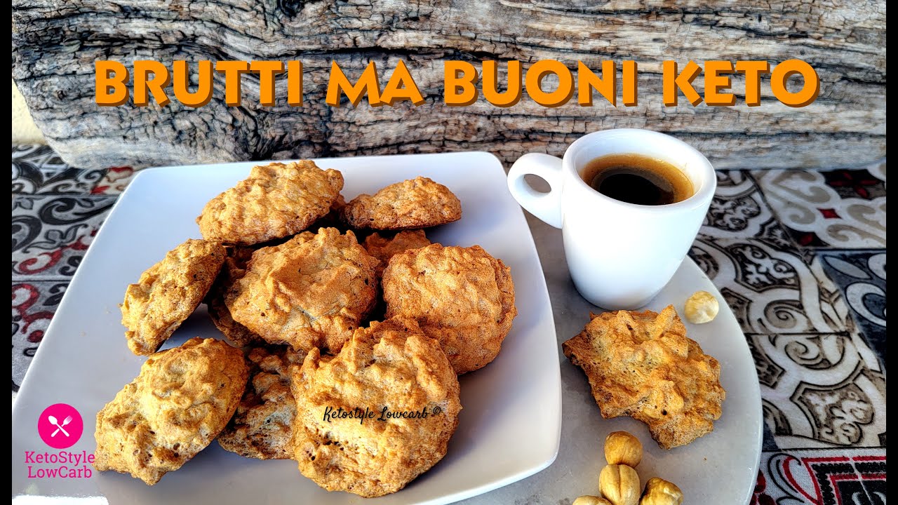 Brutti ma buoni KETO low carb BISCOTTI CROCCANTI ALLE NOCCIOLE