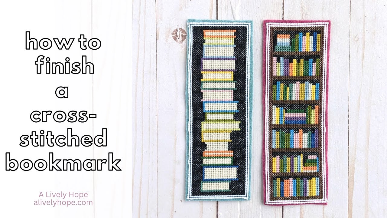 How to Finish Cross Stitch Bookmark