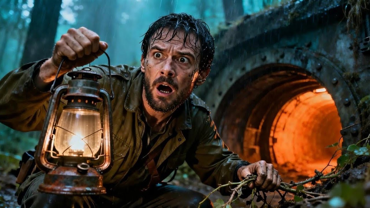 He Found an Old War Tunnel in the Rain… And Made It His Secret Life | Silent Survival ASMR