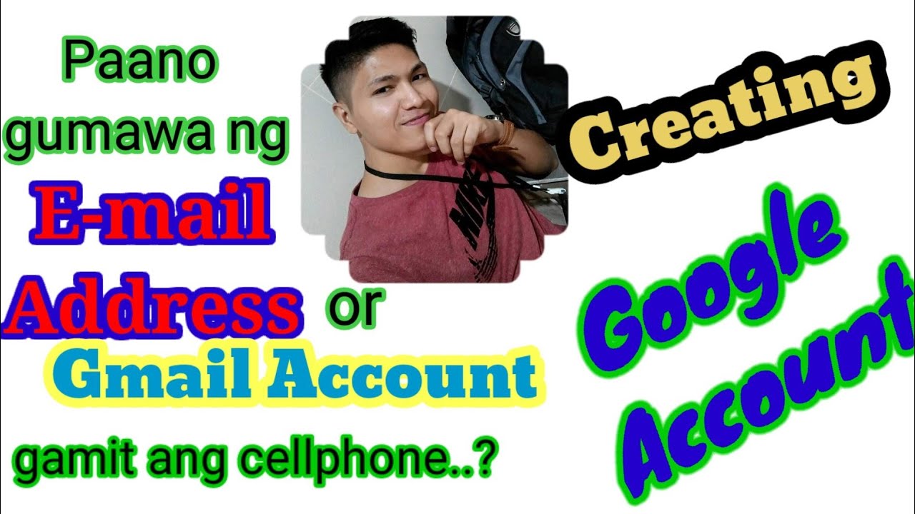 Paano Gumawa ng Email address or Gmail account gamit ang cellphone..?
