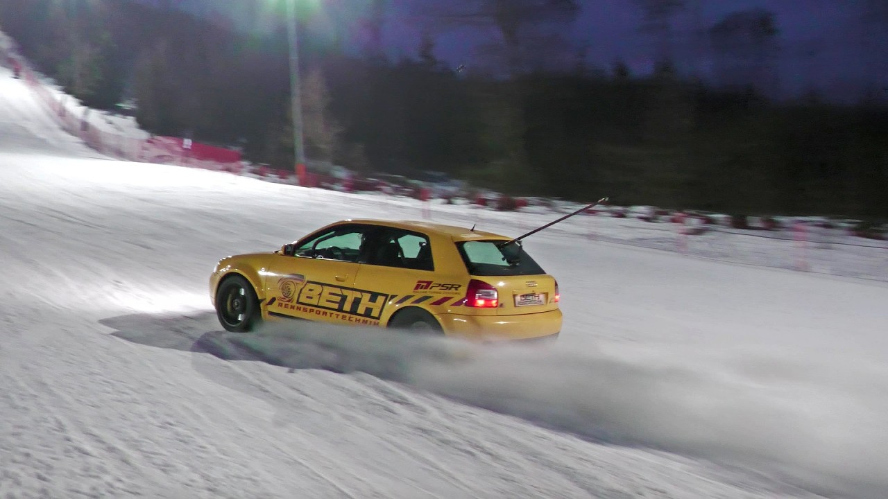 1100HP Audi S3 R32 Turbo - 1/8 Ski Slope Battles - ICE King Battle 2026 RD48
