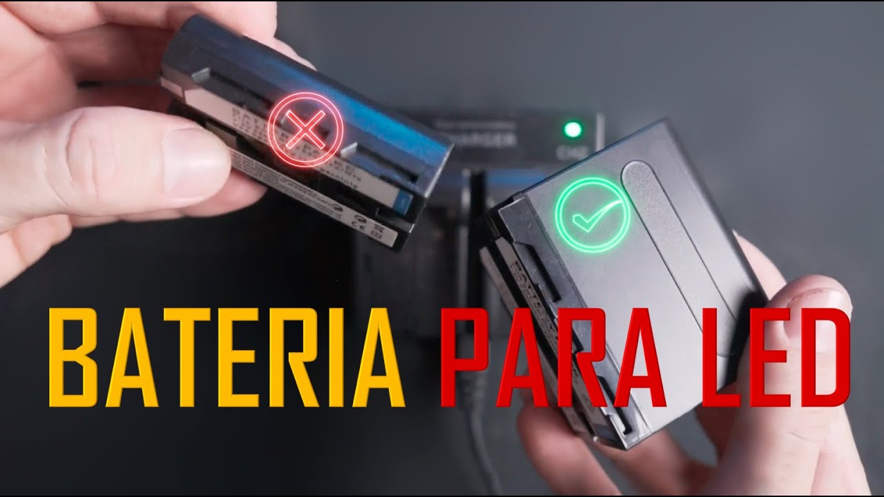 QUAL A MELHOR BATERIA PARA LED (NP-F970 OU 550)?