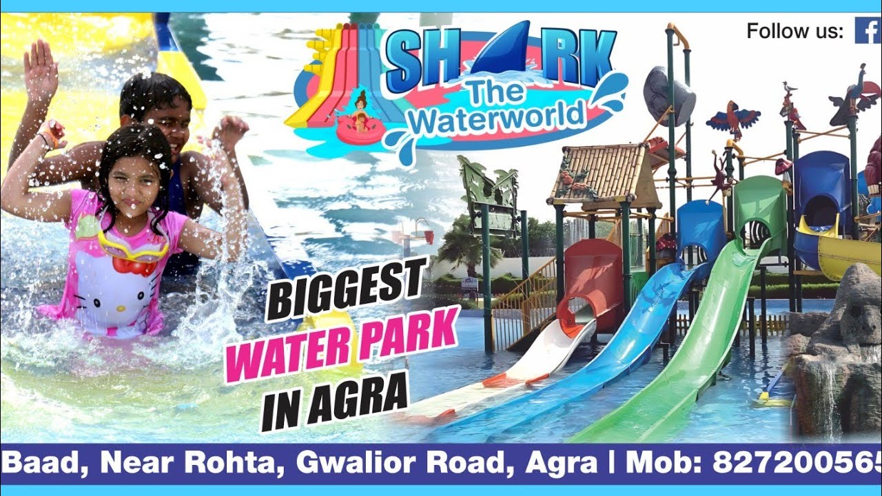 Agra ka sabse achha water park shark The Water World Agra cheapest and  best water park in Agra
