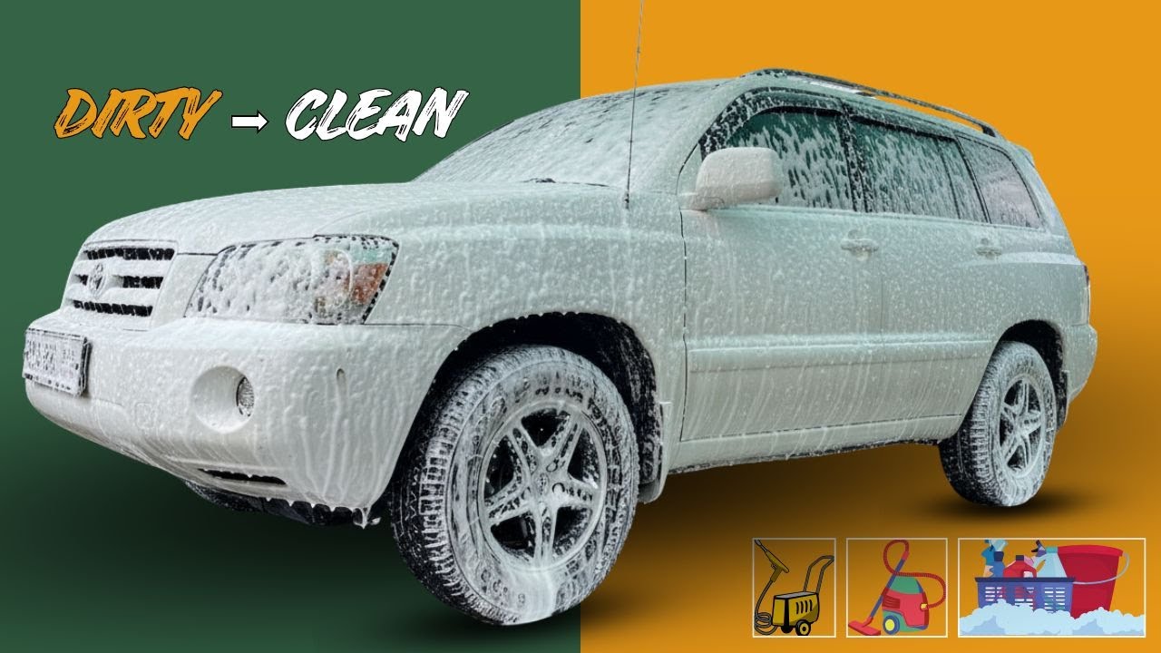 FILTHY Toyota Highlander Gets an EXTREME Deep Clean 😱 | Pressure Wash ASMR