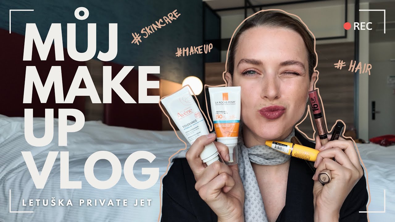 VLOG | Make Up | Letu&scaron;ka u priv&aacute;tn&iacute;ch linek ✨#letuska #makeupforwork #flying