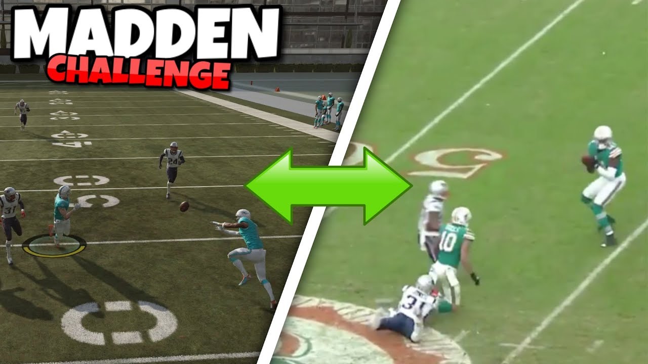 CAN I RECREATE THE TOP 5 PLAYS OF THE 2018-19 NFL SEASON IN MADDEN??
