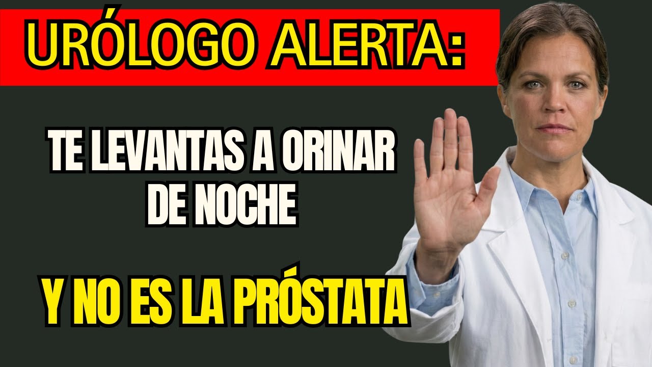 Si te levantas a orinar MÁS de una vez por noche, la causa podría sorprenderte No es la próstata