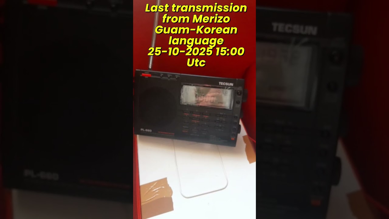 Twr Radio at Guam 9900 khz  last broadcast 25-10-2025