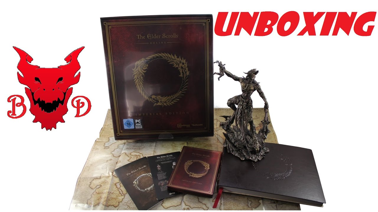 [UNBOXING] - The Elder Scrolls Online - Imperial Edition