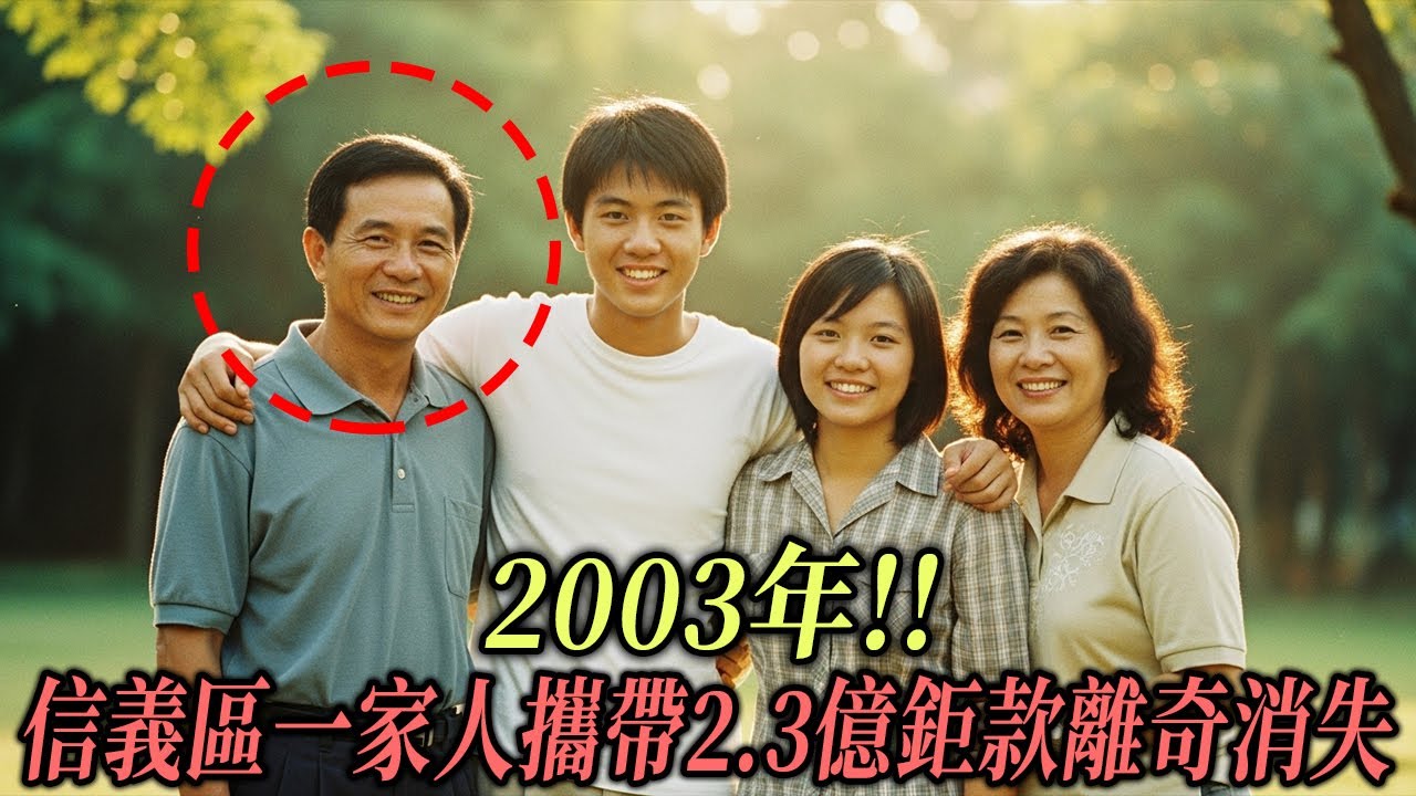 2003年!! 信義區一家人攜帶2.3億鉅款離奇消失，5年後，調查人員在豪宅主臥地板下發現驚天秘密…