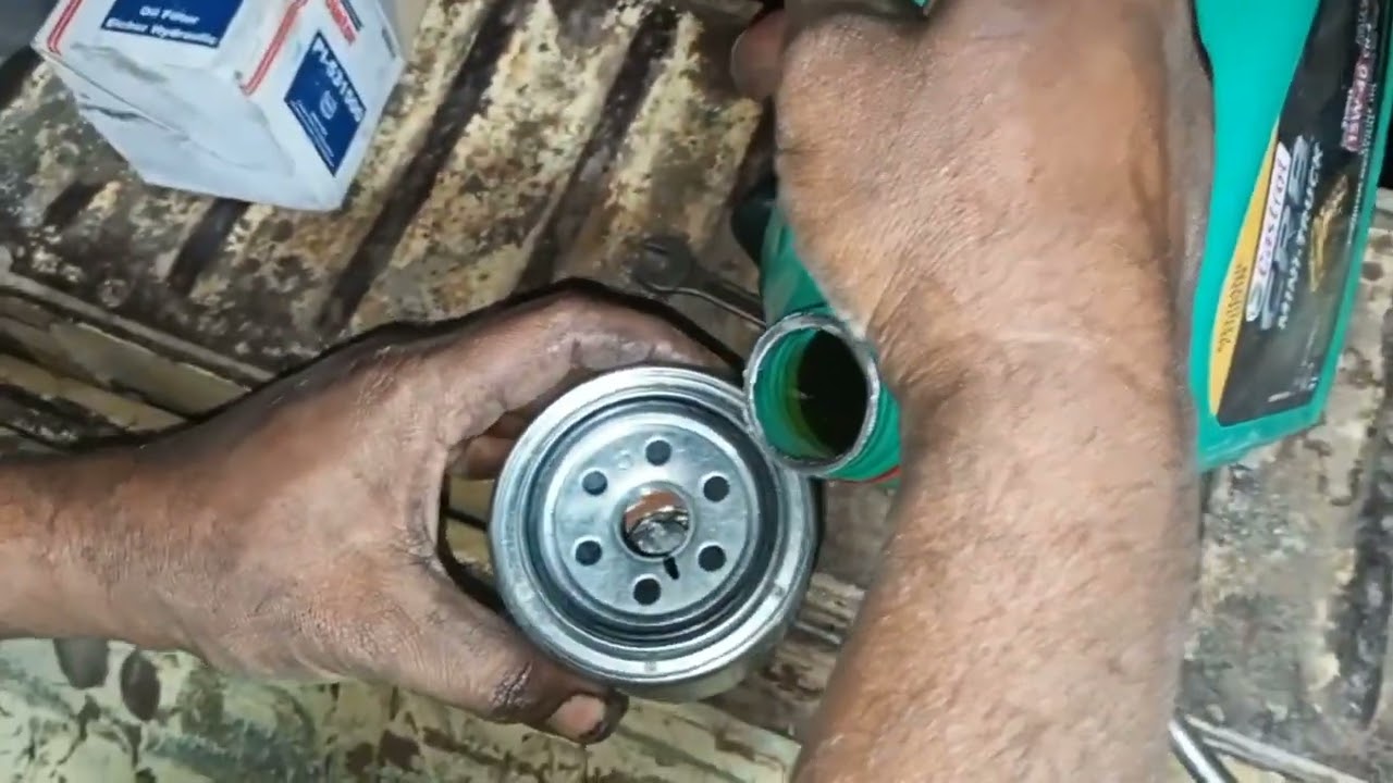 piaggio porter 600 engine oil change