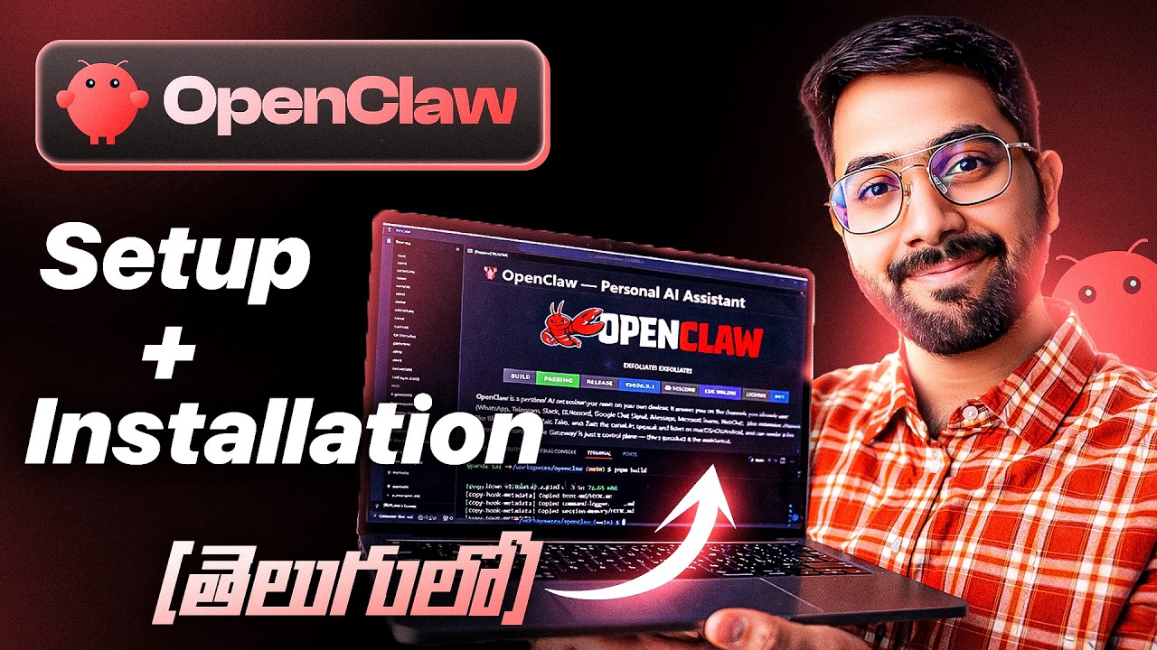 FREE + SECURE Openclaw Installation in Telugu | Vamsi Bhavani