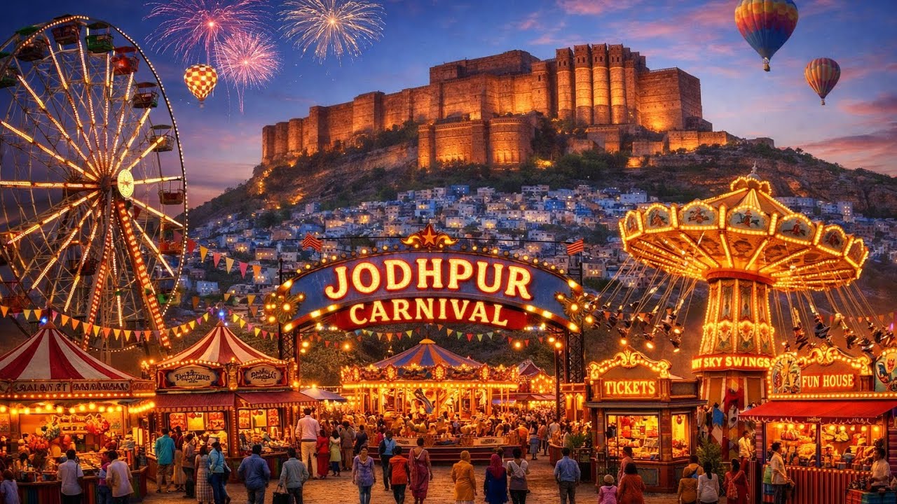 Cultural Carnival event in jodhpur. First day vlog by vlogs by prateek