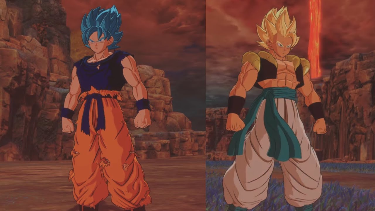 Ssj Blue Goku vs Ssj Gogeta - Dragon ball sparking zero