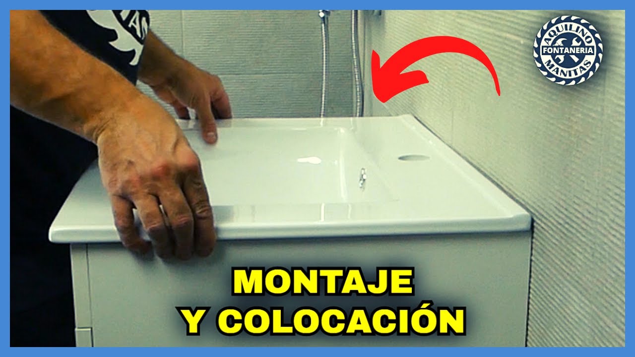 ✅Cambio de LAVABO con PIE por MUEBLE de LAVABO