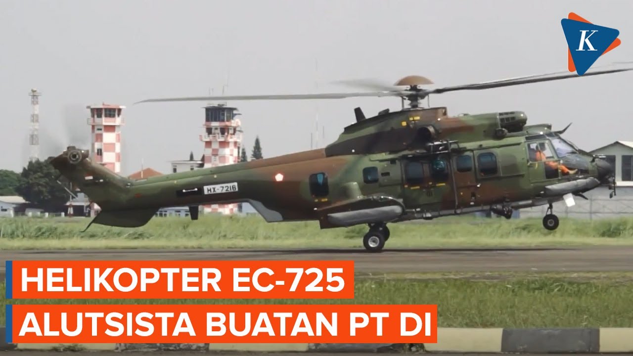 Spesifikasi Helikopter Tempur EC-725 Buatan PT DI