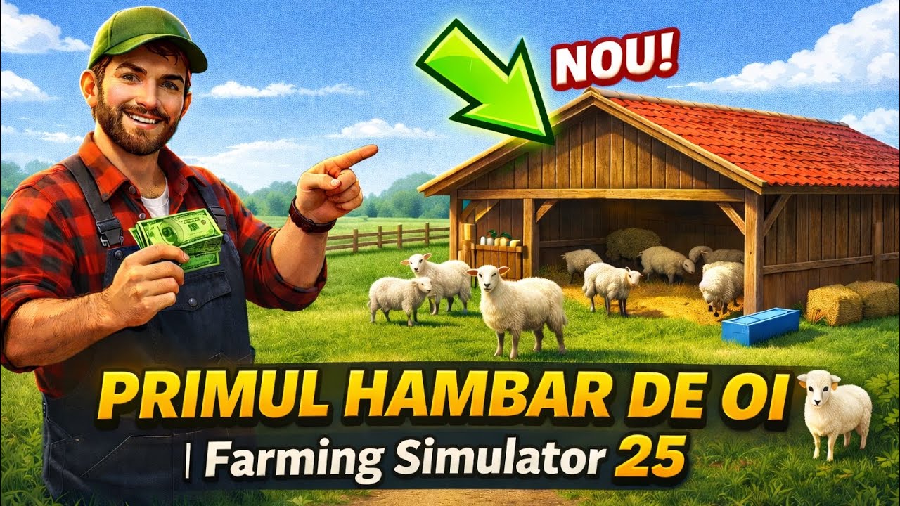 Am cumpărat primul meu HAMBAR DE OI 🐑  FS25