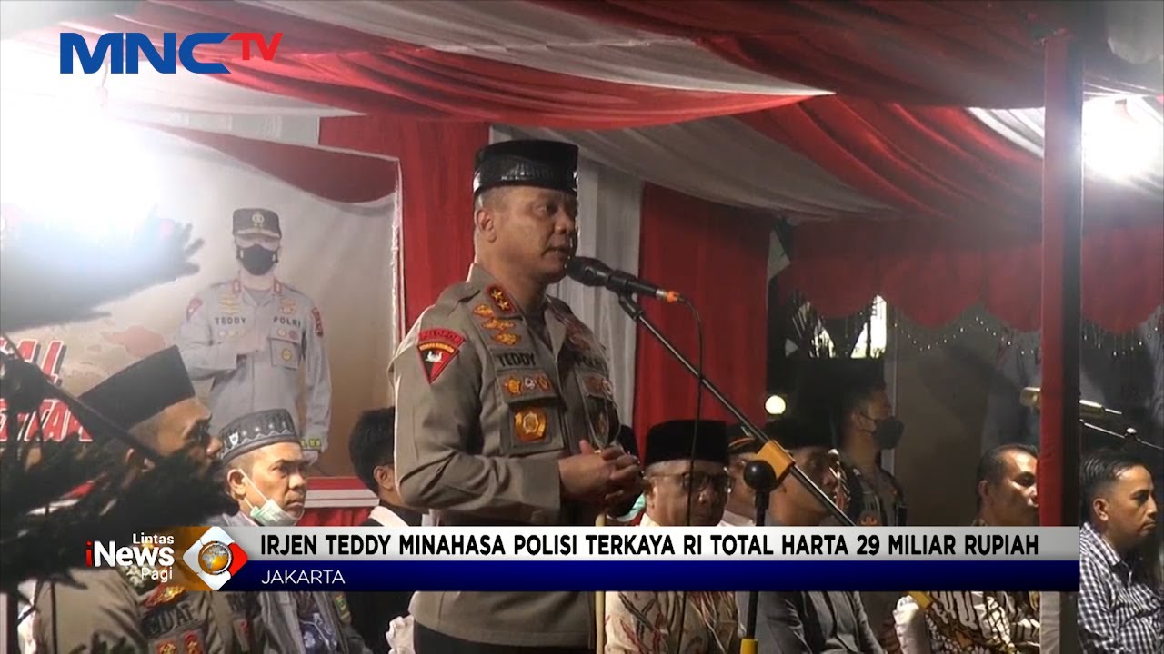 Profil Irjen Teddy Minahasa, Polisi Terkaya RI Total Harta Rp29 Miliar #LintasiNewsPagi 15/10
