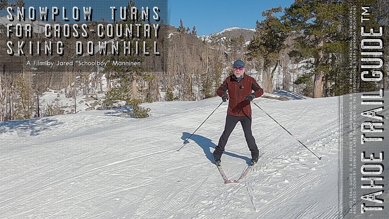 Snowplow Turns for XC Skiing Downhill (Part 1)
