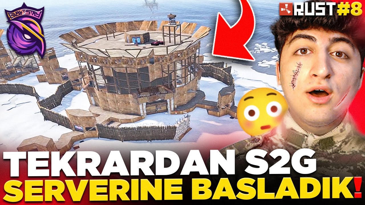 TEKRARDAN S2G SERVERİNE BAŞLADIK!  ( YENİ KRALLIK! 😲 ) - Rust#8