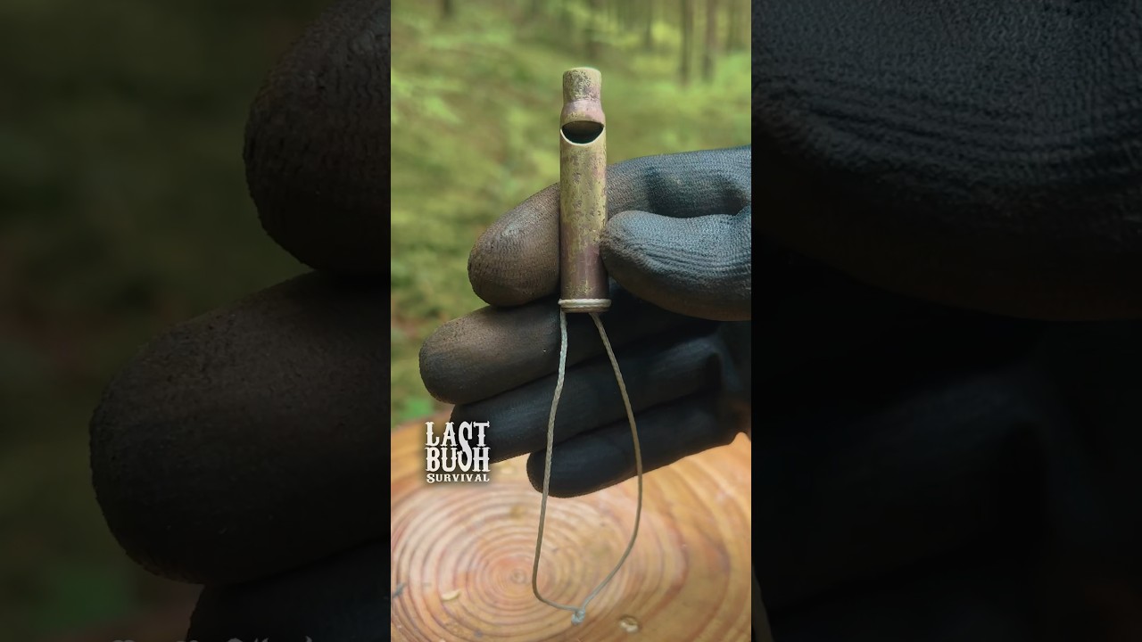 Survival Skills: Bullet Shell Whistle #survival #bushcraft #outdoors #lifehacks