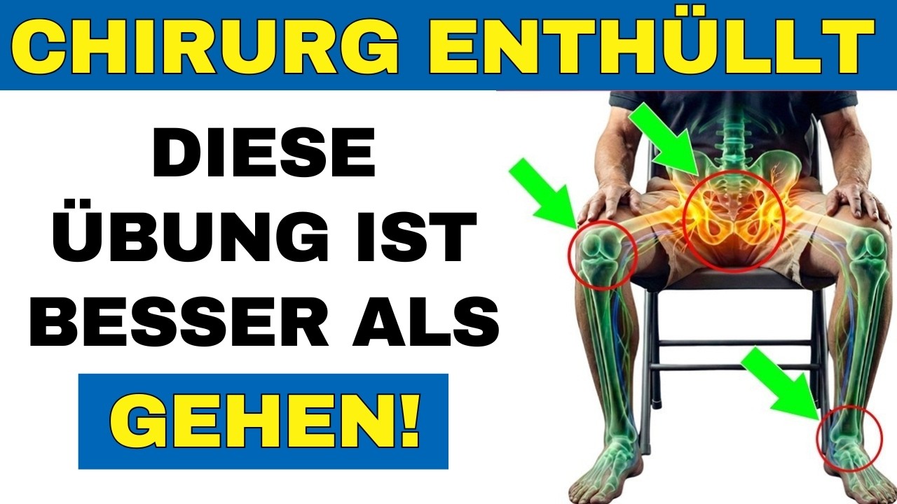 Über 60? Diese 1 einfache Stuhl-Übung stärkt Herz & Muskeln mehr als Spazierengehen  Chirurg erklärt