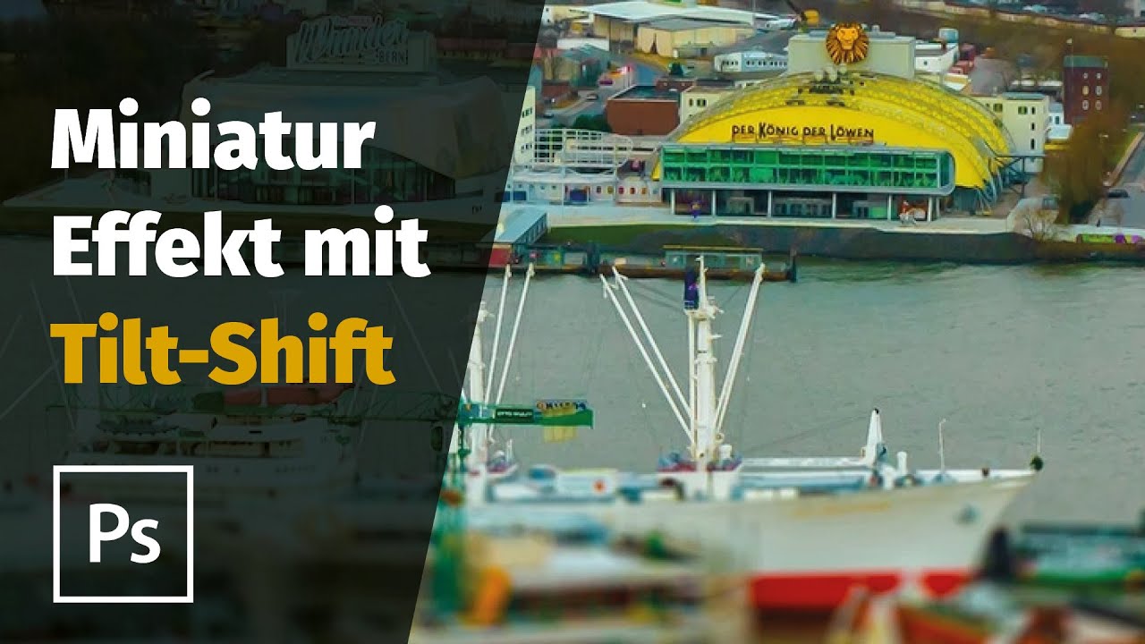 Photoshop-Tutorial: Miniatur-Effekt mit Tilt-Shift