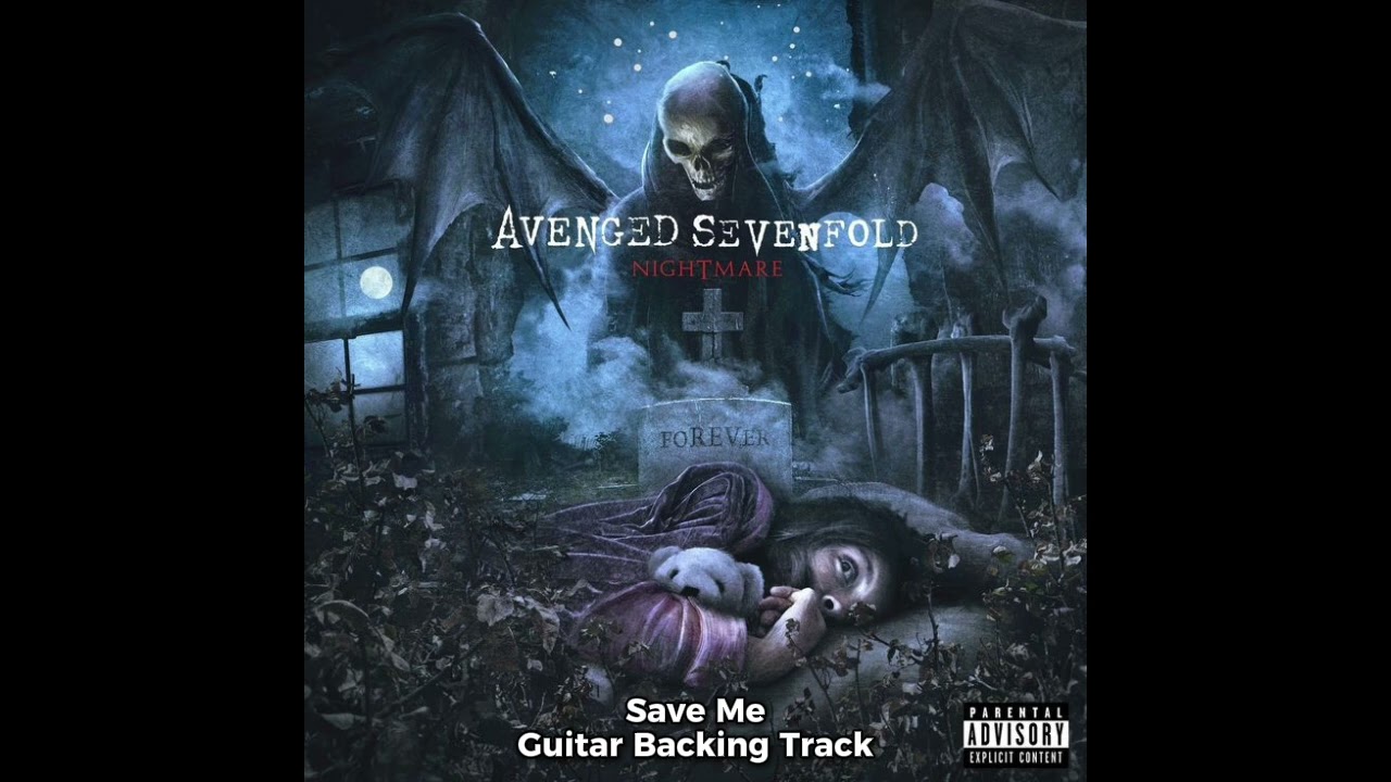 Avenged Sevenfold - Save Me (Guitar Backing Track)
