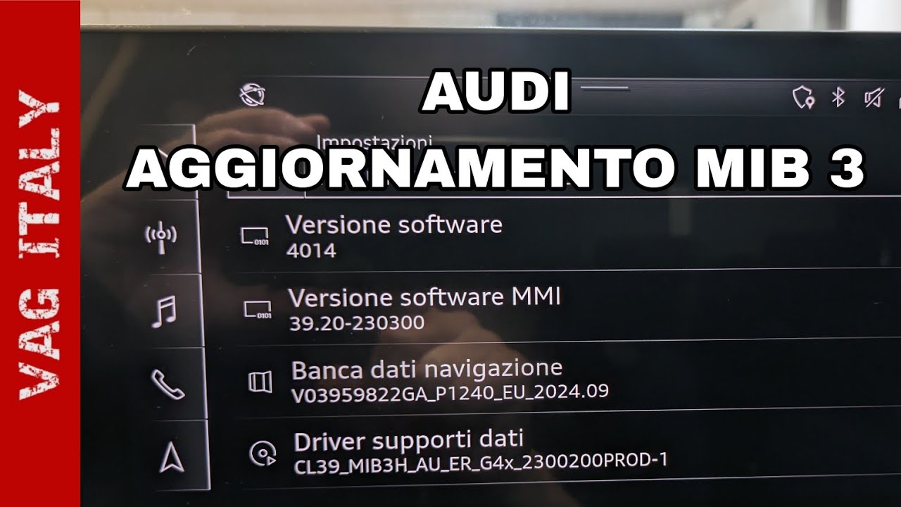 Aggiornamento software 4014 per le Audi A1 A3 A4 A5 Q3 Q5 con MIB 3
