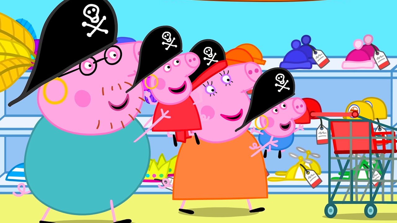 Peppa vai a uma GRANDE loja! 🛍️ Contos da Peppa Pig 🐽 Peppa Pig Português Brasil