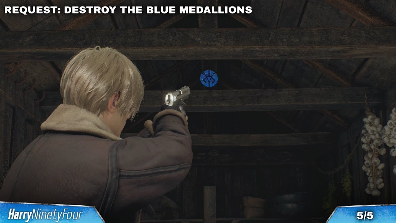 Resident Evil 4 Remake - Destroy The Blue Medallions All Locations (RE4)