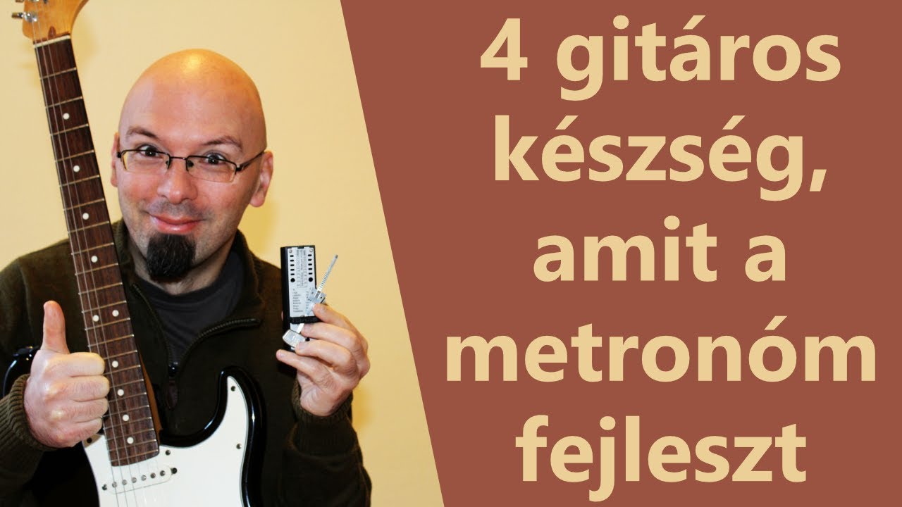 A metronómos gyakorlás gitáron