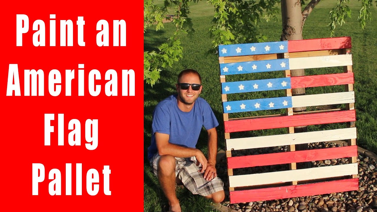 American Flag Pallet Project
