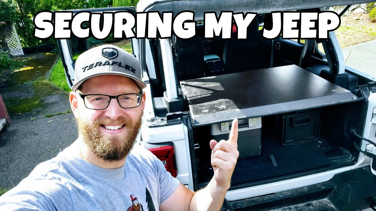 Jeep Wrangler JL - Securing my Cargo Area - Tuffy Security Enclosure Install & Review